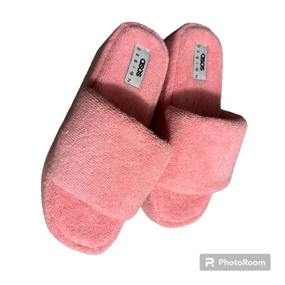 ASOS DESIGN Taya padded flatform sandals in pink - Picture 10 of 11